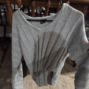 Rue21 Light Gray Knit Sweater